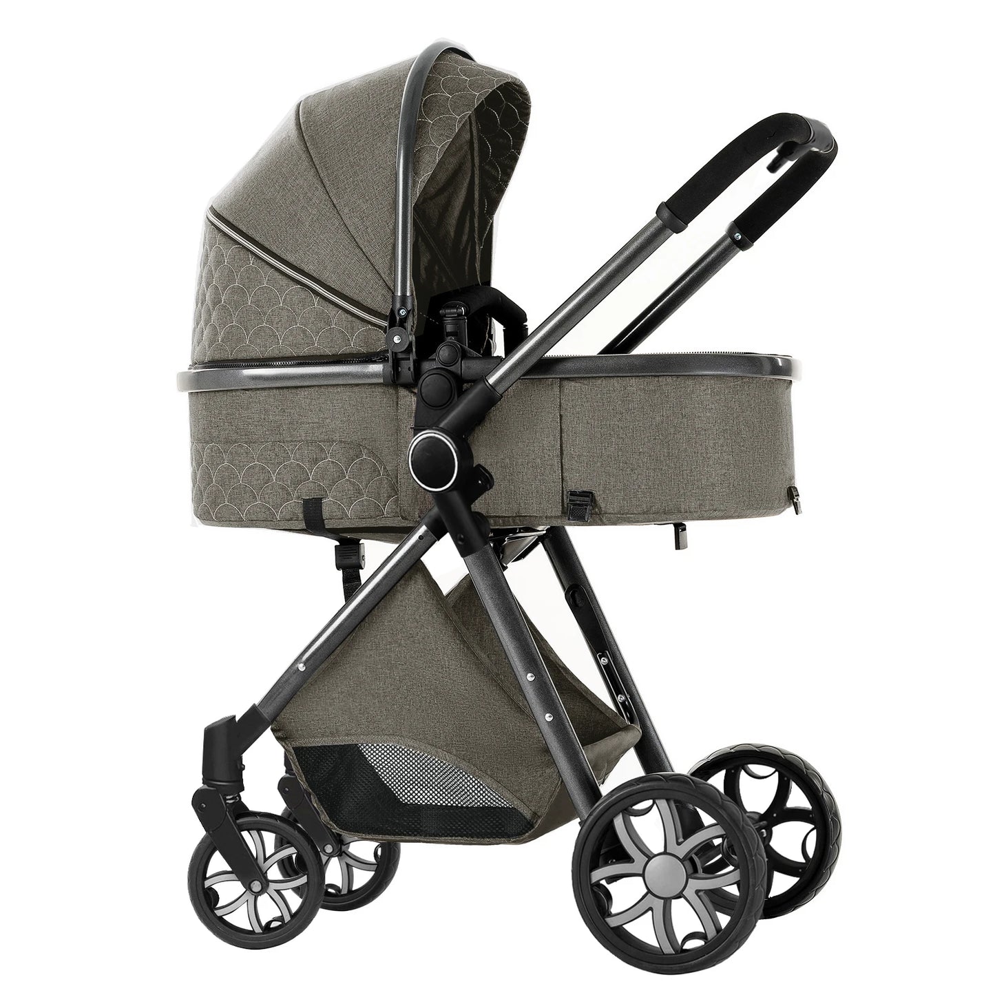 Poussette 3 en 1 pour bébé| Évolutive