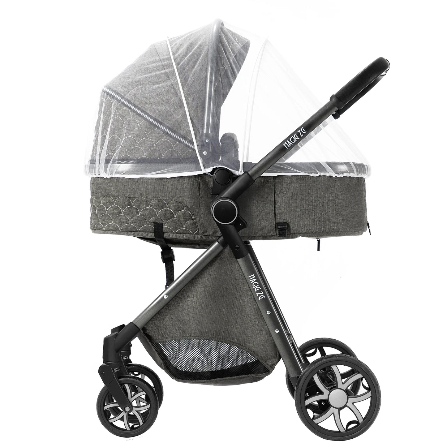 Poussette 3 en 1 pour bébé| Évolutive