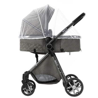 Poussette 3 en 1 pour bébé| Évolutive